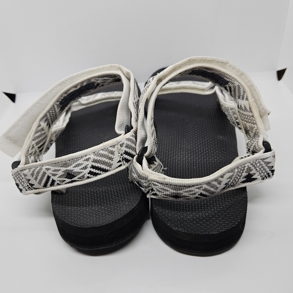 Teva Women's Original Universal Sandal size 10 white gray black pattern - Picture 4 of 7